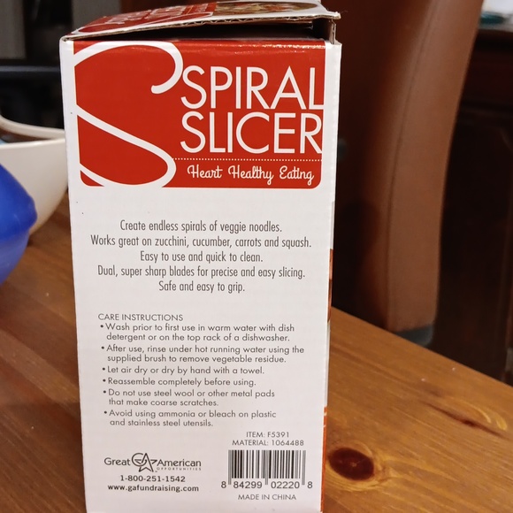 Spiral Slicer for Heart Healthy Eating nwt - Picture 3 of 7